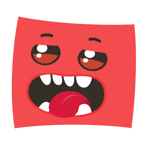 🤪 Эмодзи «Sticky Squares Emoji» для Telegram