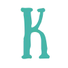 🤩 Эмодзи «Бирюзовые буквы» для Telegram
