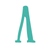 🤩 Эмодзи «Бирюзовые буквы» для Telegram