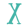 🤩 Эмодзи «Бирюзовые буквы» для Telegram