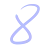 🤩 Эмодзи «Фиолетовые буквы» для Telegram