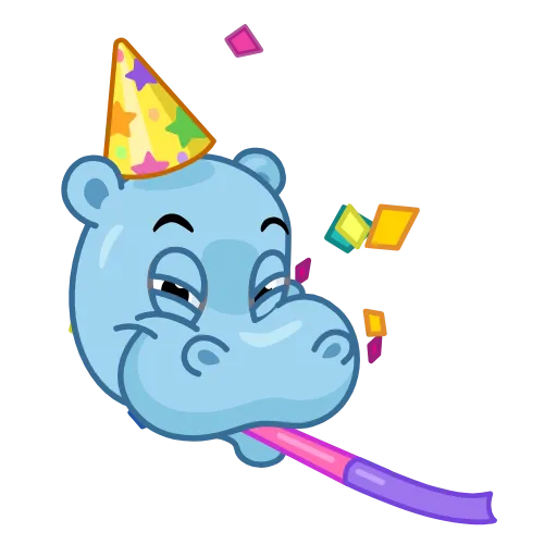 🥳 Эмодзи «Бегемотики Из Киндер» для Telegram