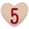 🤩 Эмодзи «#love #font» для Telegram