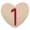 🤩 Эмодзи «#love #font» для Telegram