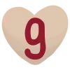 🤩 Эмодзи «#love #font» для Telegram