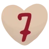 🤩 Эмодзи «#love #font» для Telegram