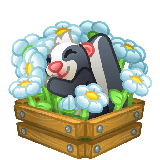 🐰 Стикер «Spring Basket» для Telegram