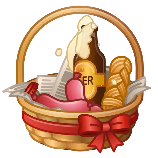 🐰 Стикер «Spring Basket» для Telegram