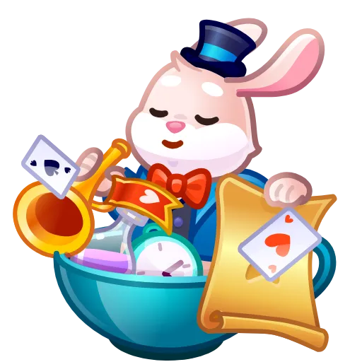 🐰 Стикер «Spring Basket» для Telegram