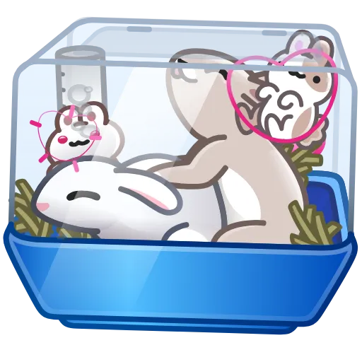 🐰 Стикер «Spring Basket» для Telegram