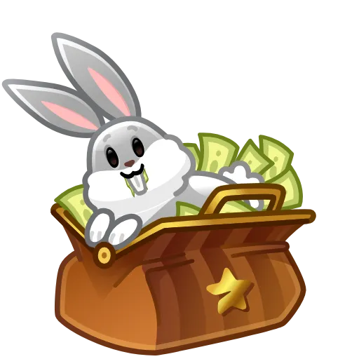 🐰 Стикер «Spring Basket» для Telegram