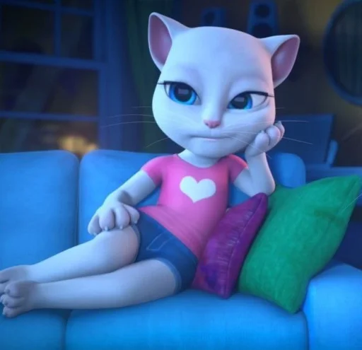 🤩 Стикер «Talking Angela» для Telegram