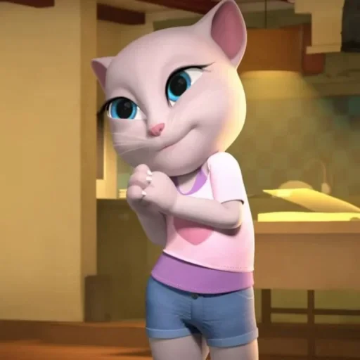 🤩 Стикер «Talking Angela» для Telegram