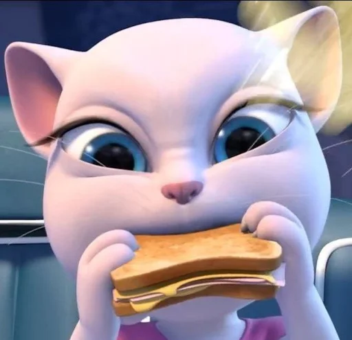 🤩 Стикер «Talking Angela» для Telegram
