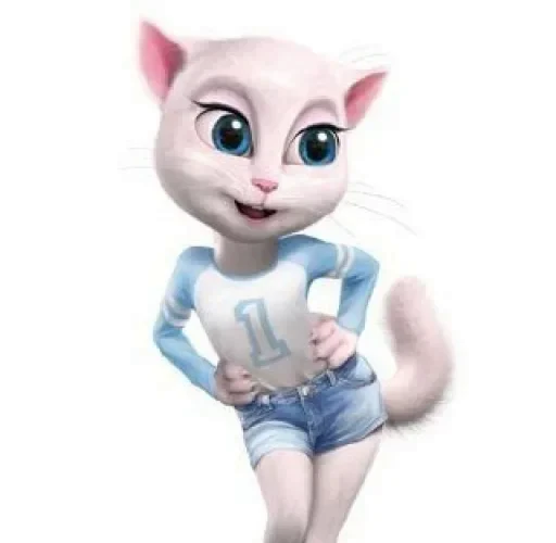 🤩 Стикер «Talking Angela» для Telegram
