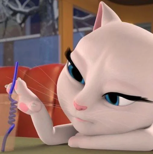 🤩 Стикер «Talking Angela» для Telegram