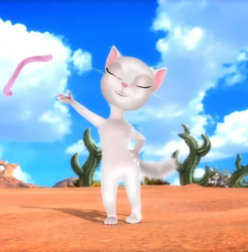 🤩 Стикер «Talking Angela» для Telegram