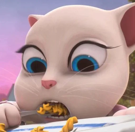 🤩 Стикер «Talking Angela» для Telegram