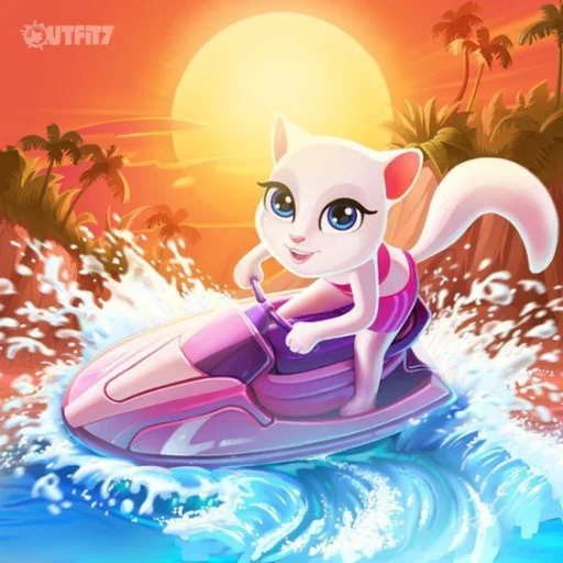 🤩 Стикер «Talking Angela» для Telegram