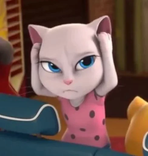 🤩 Стикер «Talking Angela» для Telegram