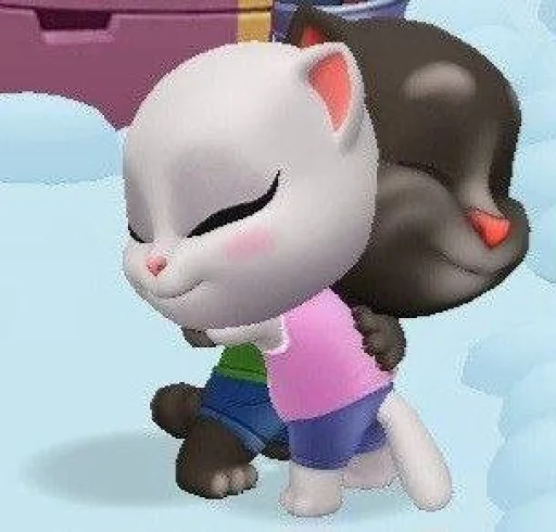 🤩 Стикер «Talking Angela» для Telegram