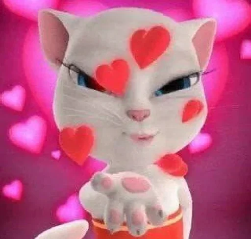 🤩 Стикер «Talking Angela» для Telegram