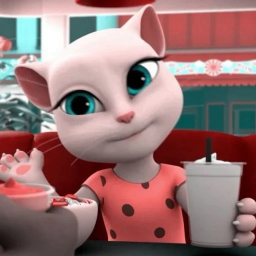 🤩 Стикер «Talking Angela» для Telegram