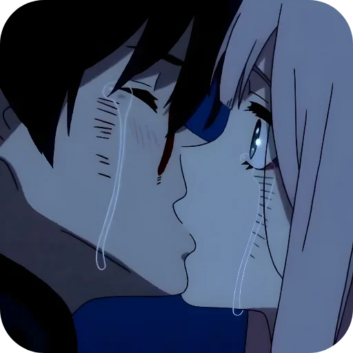 🥰 Стикер «Darling in the Franxx» для Telegram