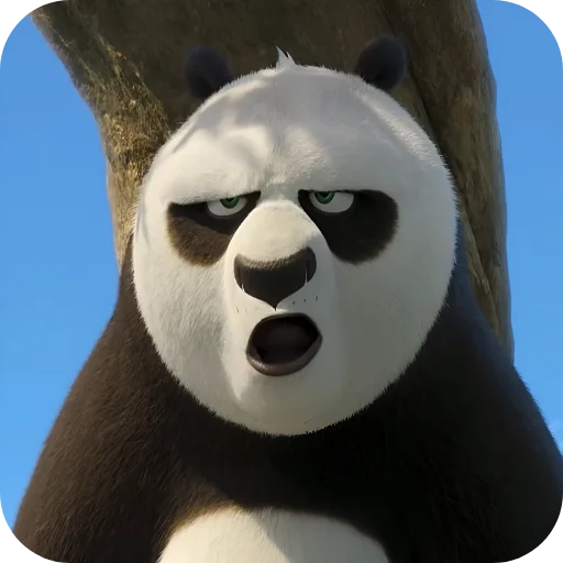 😱 Стикер «Кунг Фу Панда» для Telegram