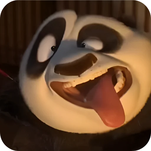 😋 Стикер «Кунг Фу Панда» для Telegram