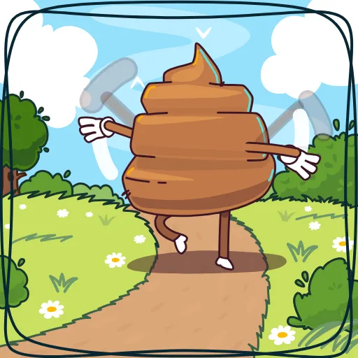 Стикер «Пуупи» для Telegram