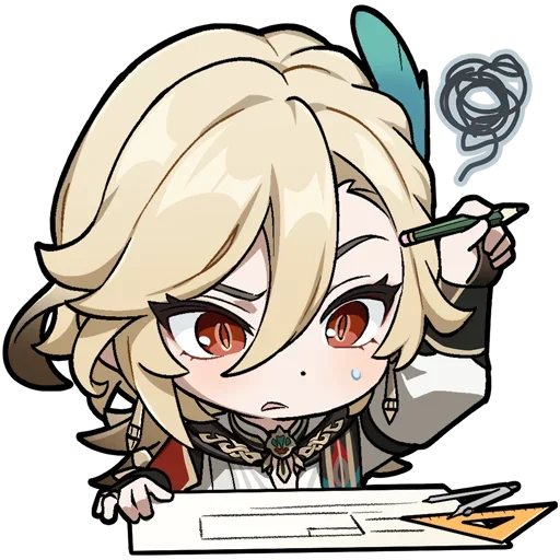 🧐 Стикер «Chibi Genshin Impact» для Telegram