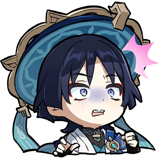 😨 Стикер «Chibi Genshin Impact» для Telegram