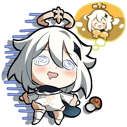 😫 Стикер «Chibi Genshin Impact» для Telegram