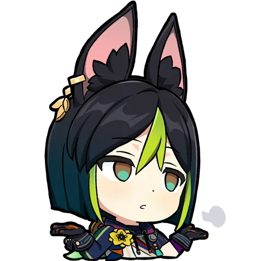 🫠 Стикер «Chibi Genshin Impact» для Telegram