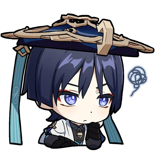 🤔 Стикер «Chibi Genshin Impact» для Telegram