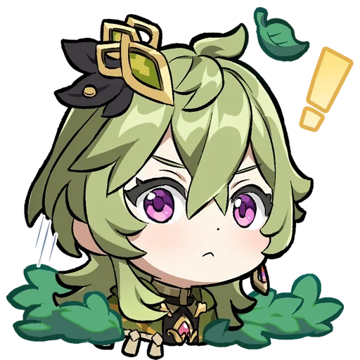 😐 Стикер «Chibi Genshin Impact» для Telegram