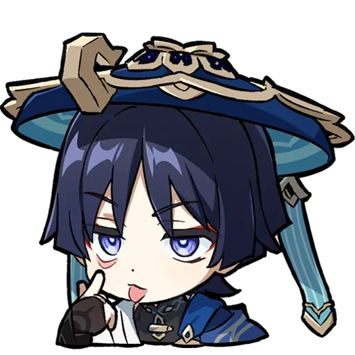 😜 Стикер «Chibi Genshin Impact» для Telegram