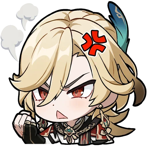 😡 Стикер «Chibi Genshin Impact» для Telegram