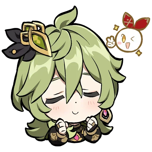 ☺️ Стикер «Chibi Genshin Impact» для Telegram
