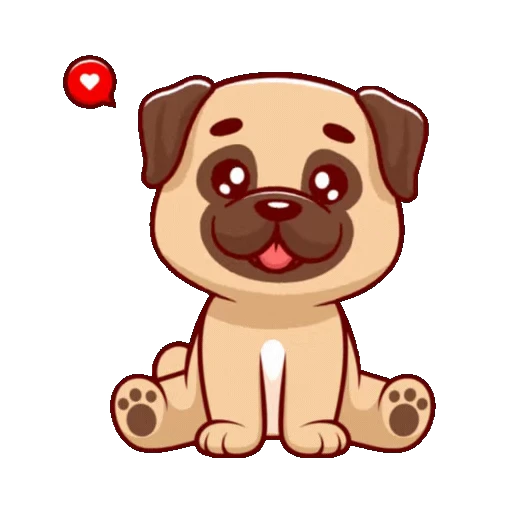 🐶 Стикер «Зверюшки» для Telegram