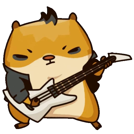 🎸 Стикер «Зверюшки» для Telegram