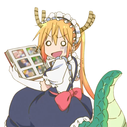 😨 Стикер «Tooru Kobayashisan Chi no Maid Dragon» для Telegram