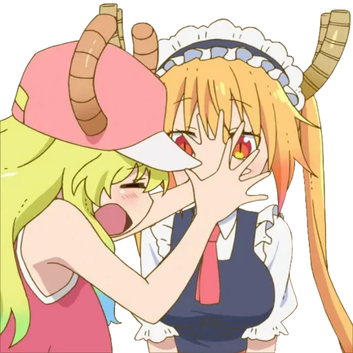 🚫 Стикер «Tooru Kobayashisan Chi no Maid Dragon» для Telegram