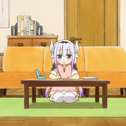 🎋 Стикер «Tooru Kobayashisan Chi no Maid Dragon» для Telegram