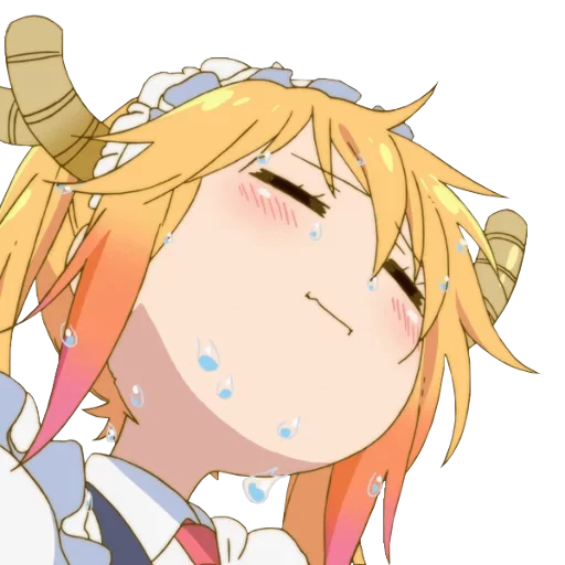 😰 Стикер «Tooru Kobayashisan Chi no Maid Dragon» для Telegram
