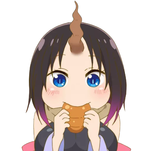 🥐 Стикер «Tooru Kobayashisan Chi no Maid Dragon» для Telegram