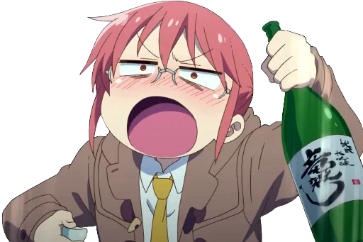 🍺 Стикер «Tooru Kobayashisan Chi no Maid Dragon» для Telegram