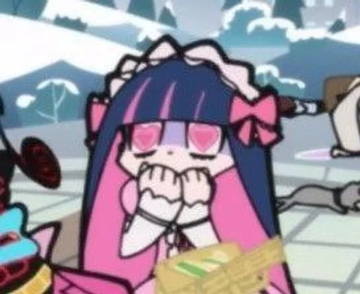 ❤️ Стикер «Panty and Stocking with Garterbelt» для Telegram