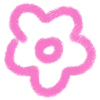 🌸 Эмодзи «Розовые яркие буквы» для Telegram
